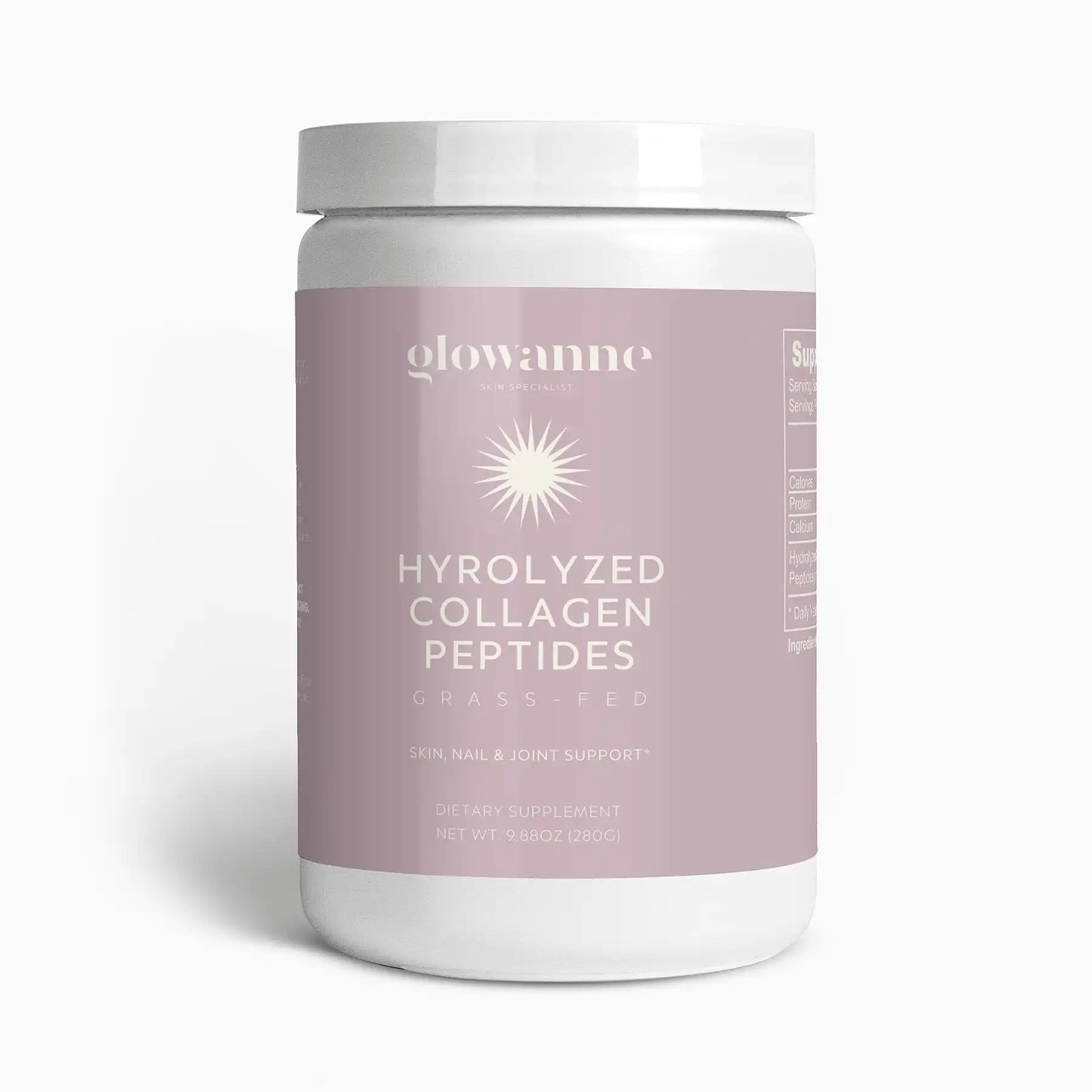 Grass-Fed Hydrolyzed Collagen Peptides - Glowanne
