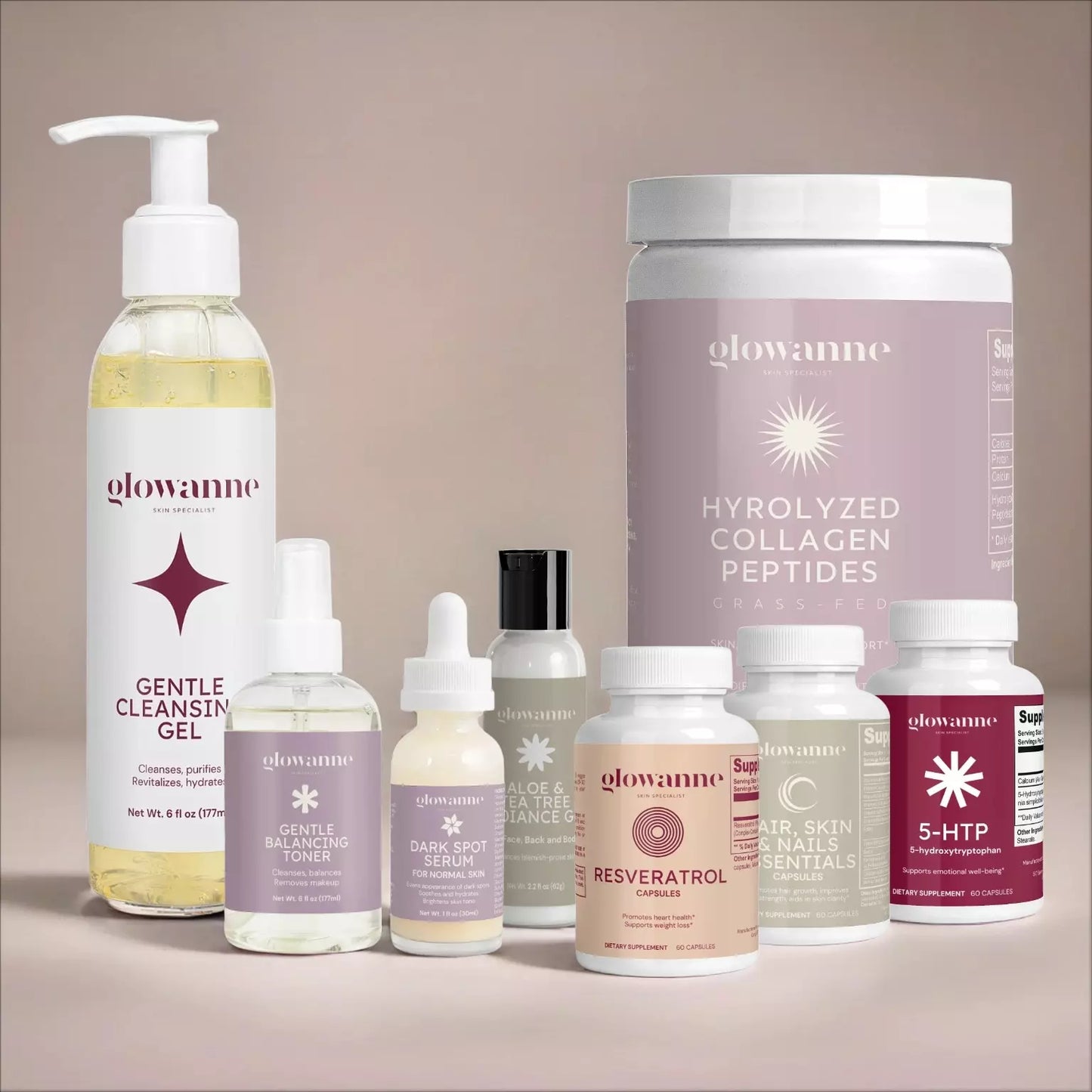 Complete kit for normal skin to even tone and rejuvenate complexion.