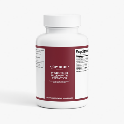 Probiotic 40 Billion with Prebiotics - Glowanne