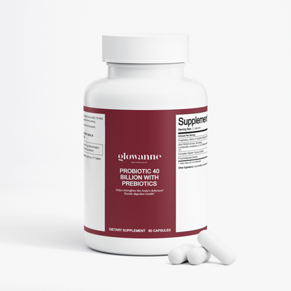 Probiotic 40 Billion with Prebiotics - Glowanne